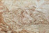 Pieter the Elder Bruegel Landscape of the Alps painting